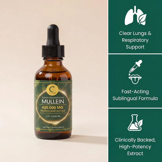 Concentrated Mullein Drops New Formula