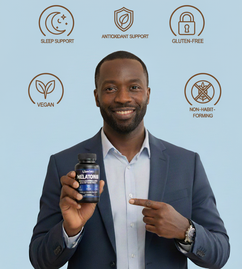 Melatonin 5mg – Sleep Support (60 Capsules)